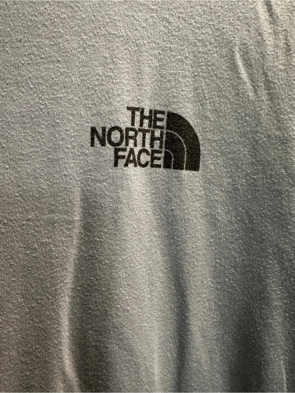 The North Face Men's Light Blue/Gray Logo Crew T‑Shirt